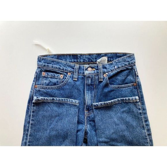 Men's NWT 90's LEVI'S 512 Vintage Deadstock Medium Rinse Slim Jeans, Size 28x34 - Picture 11 of 14